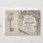  liefdessleutel en Turtle Doves Weddenschap #V0 Kaart (Voorkant)