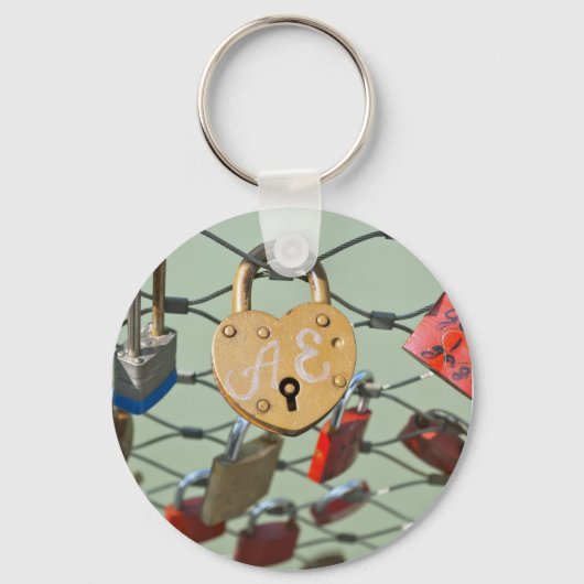 Liefdesslot Sleutelhanger (Voorkant)