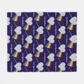 Liefdesspectrum Fleece Deken (Voorkant (Horizontaal))
