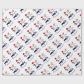 liefdesspringen cadeaupapier (Vlak)