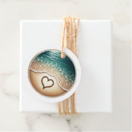 Liefdesstrand Bedankjes Labels