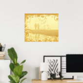 Liefdesstrand Koppel Vervuild en Gedraaid Poster (Thuiskantoor)