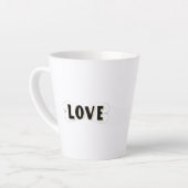 Liefdesstroom Latte Mok (Linkerhoek)
