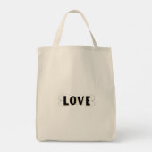 Liefdesstroom Tote Bag (Achterkant)