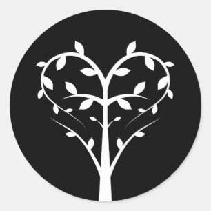 liefdesstructuur  ronde sticker