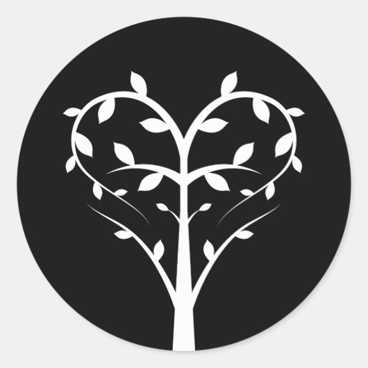 liefdesstructuur  ronde sticker (Voorkant)