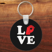 Liefdessymbool ASL Sleutelhanger (Voorkant)