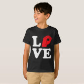 Liefdessymbool Asl T-shirt (Voorkant volledig)