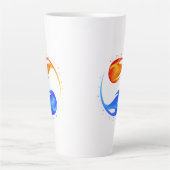 Liefdessymbool Latte Mok (Voorkant)