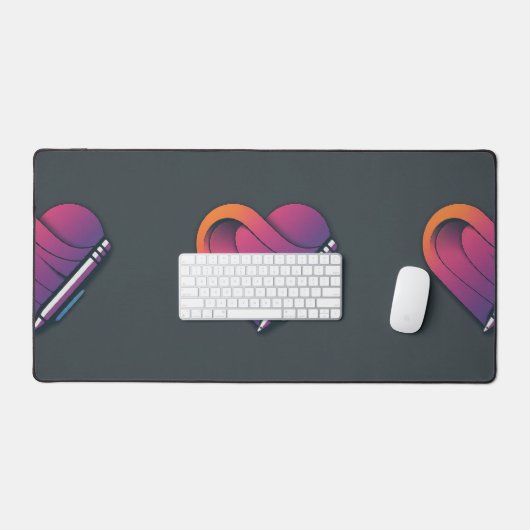 Liefdessymbool Pen Bureaumat (Keyboard & Muis)