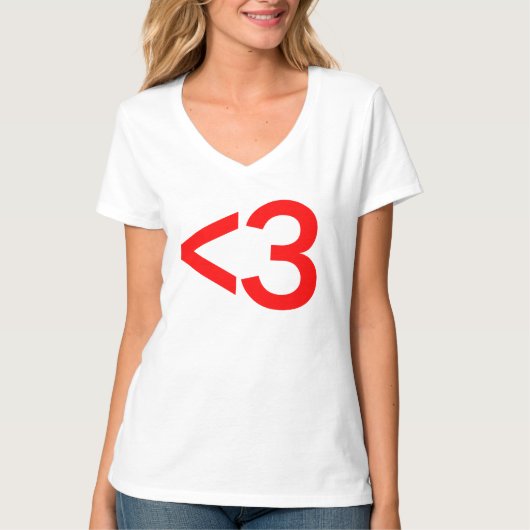 liefdessymbool t-shirt (Voorkant)