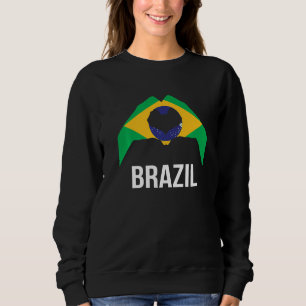 Liefdesteken Brazilië Vlag   Trui