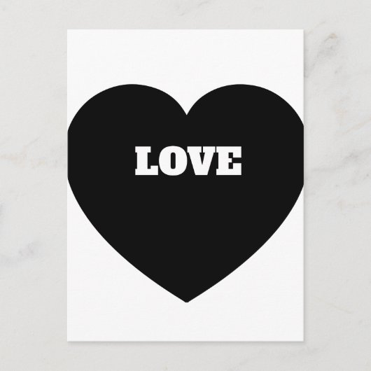 Liefdesteken Briefkaart (Voorkant)