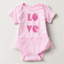 Liefdestekst Grappige Sweet Pink Tutu Typografie