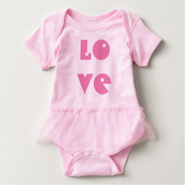 Liefdestekst Grappige Sweet Pink Tutu Typografie