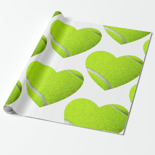 liefdestennishartsporten atletisch cadeaupapier