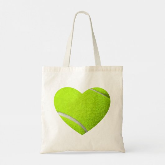 liefdestennishartsporten atletisch tote bag (Achterkant)