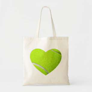 liefdestennishartsporten atletisch tote bag