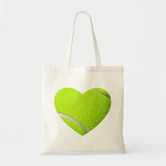 liefdestennishartsporten atletisch tote bag (Voorkant)