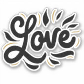 Liefdesticker Sticker (Voorkant)