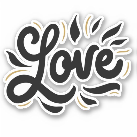 Liefdesticker Sticker (Voorkant)