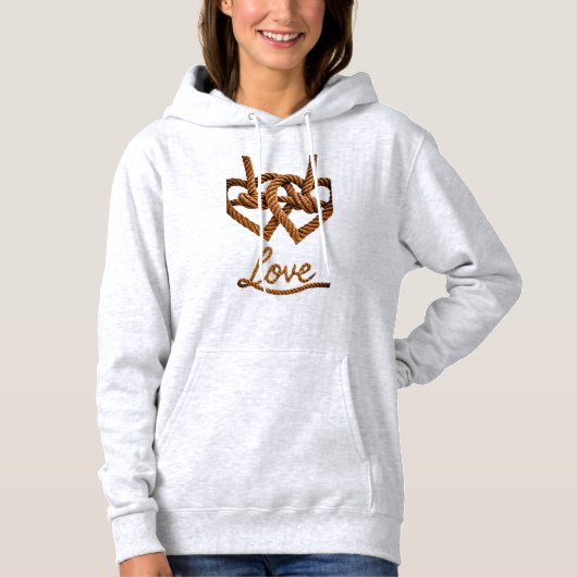 liefdestouw hoodie (Voorkant)