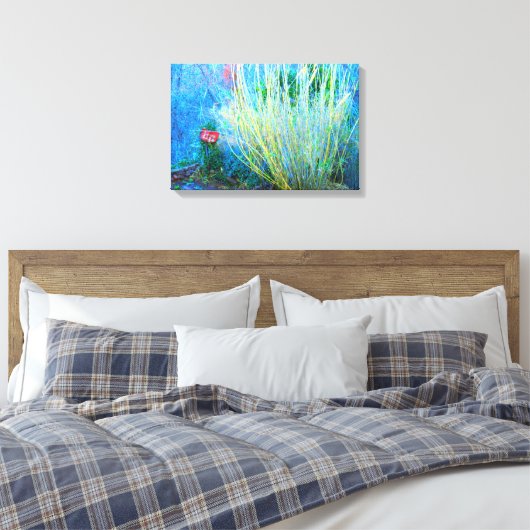 liefdestuin rond doek canvas afdruk (Insitu (Slaapkamer))