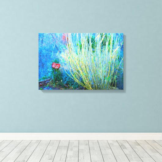 liefdestuin rond doek canvas afdruk (Insitu (Houten vloer))