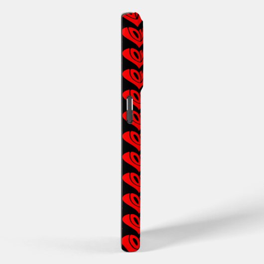 Liefdestypografie in hartvorm Case-Mate iPhone case (Achterkant / Rechts)