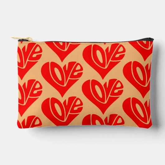 Liefdestypografie in hartvorm etui (Voorkant)