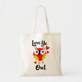 liefdesuil tote bag
