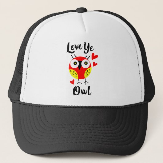 liefdesuil trucker pet (Voorkant)