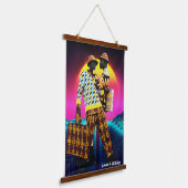 Liefdesvakantie Hangend Wandkleed (Gebogen)