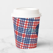 Liefdesval Kitsch Landelijke Huwelijkspartij Papieren Bekers (Voorkant)