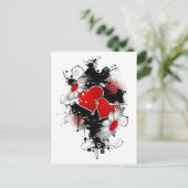 liefdesvectoren briefkaart (Staand voorkant)