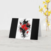 liefdesvectoren kaart (Gele Bloem)