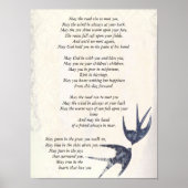  liefdesvedermarine bruiloft gedicht poster (Voorkant)