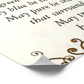  liefdesvedermarine bruiloft gedicht poster (Hoek)