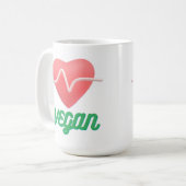 liefdesvegan koffiemok (Voorkant links)