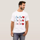 LIEFDESVERGELIJKING T-SHIRT (Voorkant volledig)