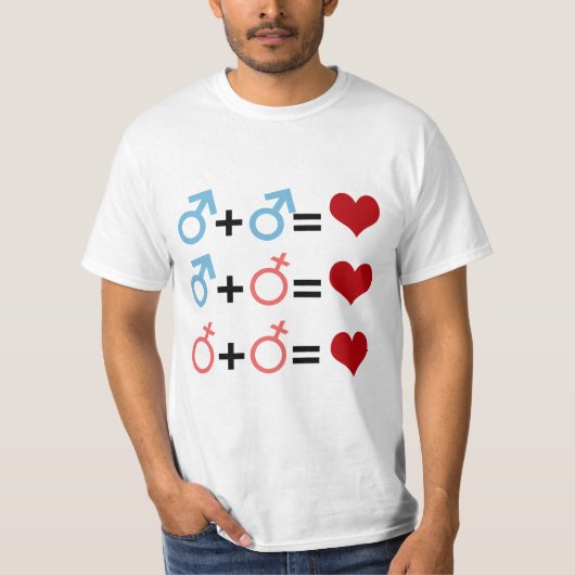 LIEFDESVERGELIJKING T-SHIRT (Voorkant)