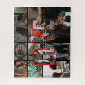 Liefdesverhaal Foto Collage Puzzel | Gepersonalise (Verticaal)