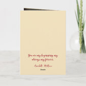 Liefdesverhaal in zinnen voor aangepaste foto's kaart (Achterkant)