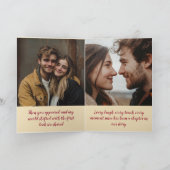 Liefdesverhaal in zinnen voor aangepaste foto's kaart (Binnen)