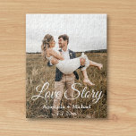 liefdesverhaal, klassieke kalligrafie, trouwfoto legpuzzel<br><div class="desc">liefdesverhaal,  klassiek script,  landtrouwfoto,  aangepast</div>