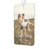 Liefdesverhaal ,trouwfoto jubileum luchtverfrisser (Links)