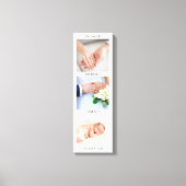 Liefdesverhaal verloofde getrouwde ouders paar fot canvas afdruk (Voorkant)