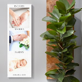 Liefdesverhaal verloofde getrouwde ouders paar fot canvas afdruk