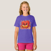 Liefdesverhalen beginnen in het hart t-shirt (Voorkant volledig)