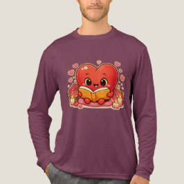 Liefdesverhalen beginnen in het hart Tri-Blend shirt